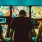 people playing a video game